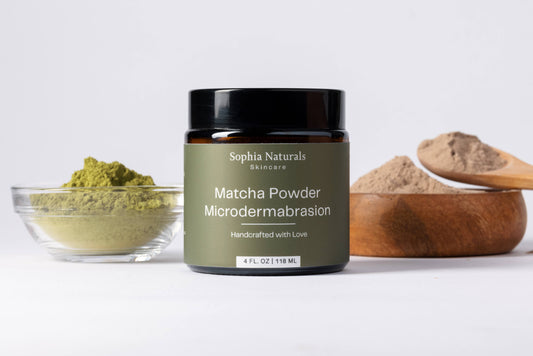 Matcha Powder Microdermabrasion