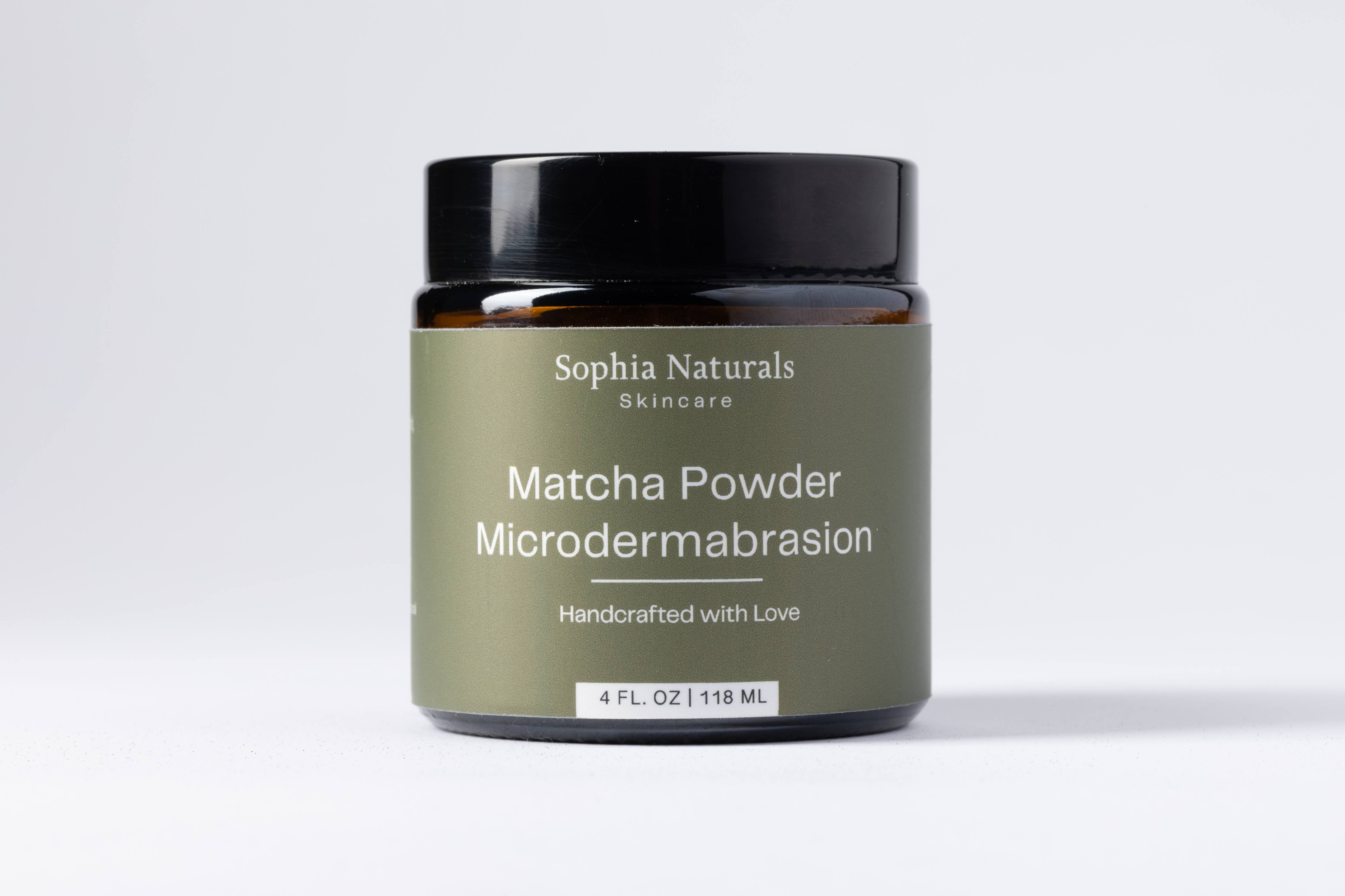 Microderm Powder Matcha Powder Microdermabrasion – Sophia Naturals Skincare